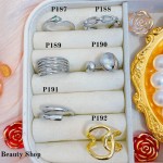 #p Anillos ajustable Baño oro 18 k  (&7)