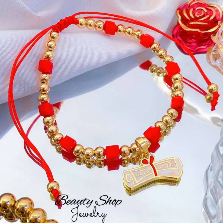 pulsera ajustable de graduacion
