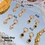 #A Zarcillo con dije color acero inoxidable 1$(&6)