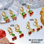 argolla cereza oro chino 18k 16&