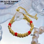 pulsera ajustable oro chino balin raya 10&