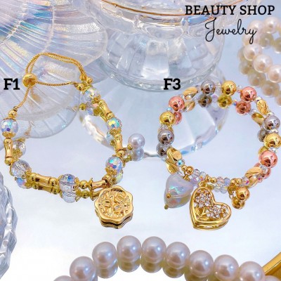 #FF Pulsera balin con dije oro chino 17.50&