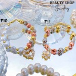 #FF Pulsera balin con dije oro chino 17.50&