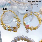 #FF Pulsera balin con dije oro chino 17.50&