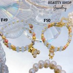 #FF Pulsera balin con dije oro chino 17.50&