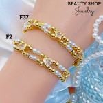#FF Pulsera balin con dije oro chino 17.50&