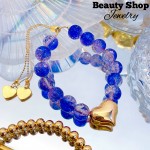 pulsera piedras ajustable 12.50&