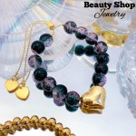 pulsera piedras ajustable 12.50&