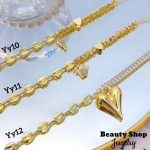 pulsera eslabon con dije 13.50&