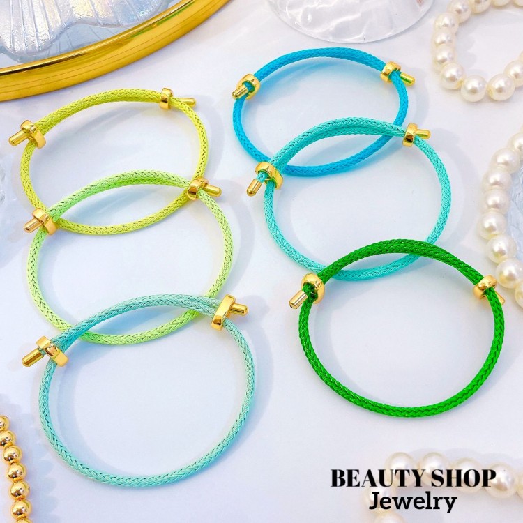 pulsera cordon trenzado 9&