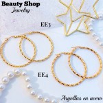 #G Argolla liso grande acero & (&3.6）