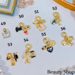 Charm Pandora solo dije 1.85$ (9&) con cadena 2.70$(12.50&)