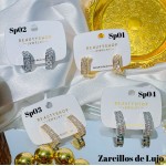 #Sp zarcillo lujos oro chino 18k 