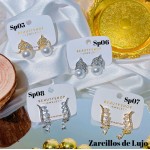 #Sp zarcillo lujos oro chino 18k 