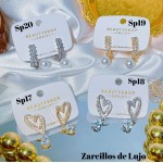 #Sp zarcillo lujos oro chino 18k 