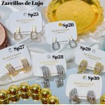 #Sp zarcillo lujos oro chino 18k 