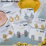 #Sp zarcillo lujos oro chino 18k 