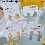 #Sp zarcillo lujos oro chino 18k 