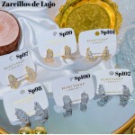 #Sp zarcillo lujos oro chino 18k 