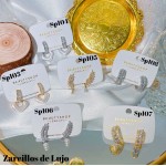 #Sp zarcillo lujos oro chino 18k 