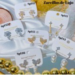 #Sp zarcillo lujos oro chino 18k 