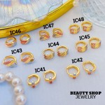 #I argolla catier oro chino 18k