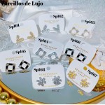 #Sp zarcillo lujos oro chino 18k 