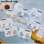 #Sp zarcillo lujos oro chino 18k 