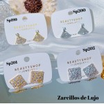 #Sp zarcillo lujos oro chino 18k 