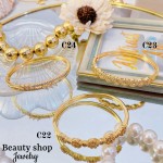 Pulsera lujo baño oro 18k (36 modelo)(&24）