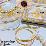 Pulsera lujo baño oro 18k (36 modelo)(&24）