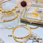 Pulsera lujo baño oro 18k (36 modelo)(&24）
