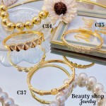 Pulsera lujo baño oro 18k (36 modelo)(&24）