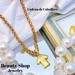 cadena con dije caballero acero
