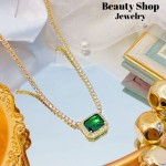 Collar de Piedras elementales Oro Chino 22&