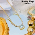 Collar de Piedras elementales Oro Chino 22&
