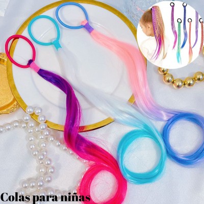 cola tila doble color para nina