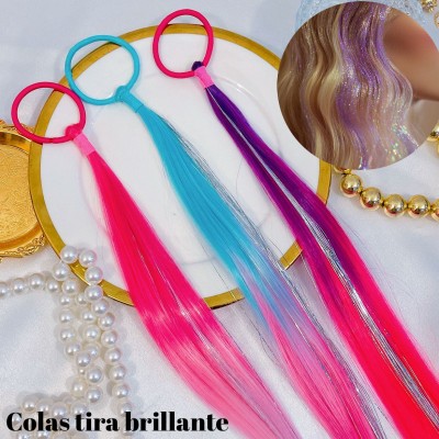 cola tila brillante  para nina