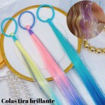 cola tila brillante  para nina
