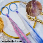 cola tila brillante  para nina