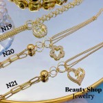 pulsera eslabon con dije dia de la madre 14&