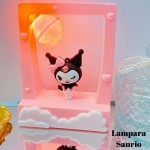 Lampara saturno con sanrio