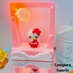 Lampara saturno con sanrio