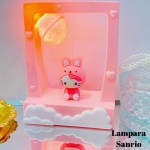 Lampara saturno con sanrio