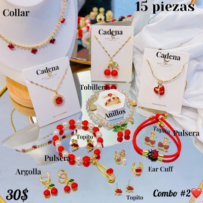 combo cereza 30$  15 piezas 