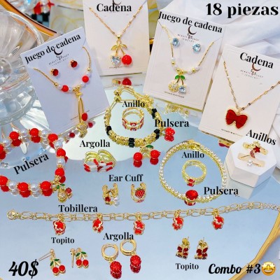 combo cereza 40$ 18 piezas