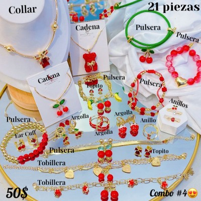 combo cereza 50$ 21 piezas