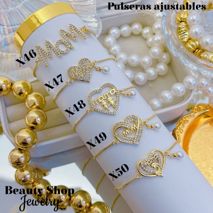 Pulsera ajustable oro chino (50 modelo) (9.50&)）