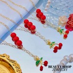 cadena eslabon con dije cereza 17.50&