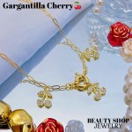 cadena eslabon con dije cereza oro chino